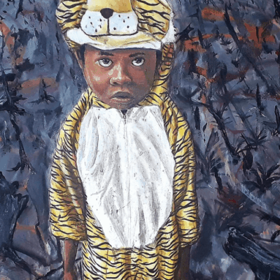 Shaq Koyok: ‘Legacy’, Acrylic on canvas, 92 x 92cm, 2020. Published with permission from the artist.