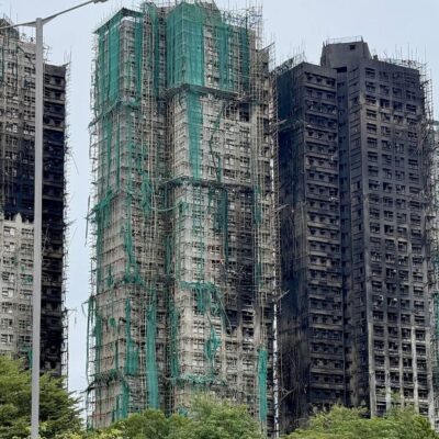 The Wang Fuk Court apartments in Tai Po, Hong Kong, November 30, 2025.