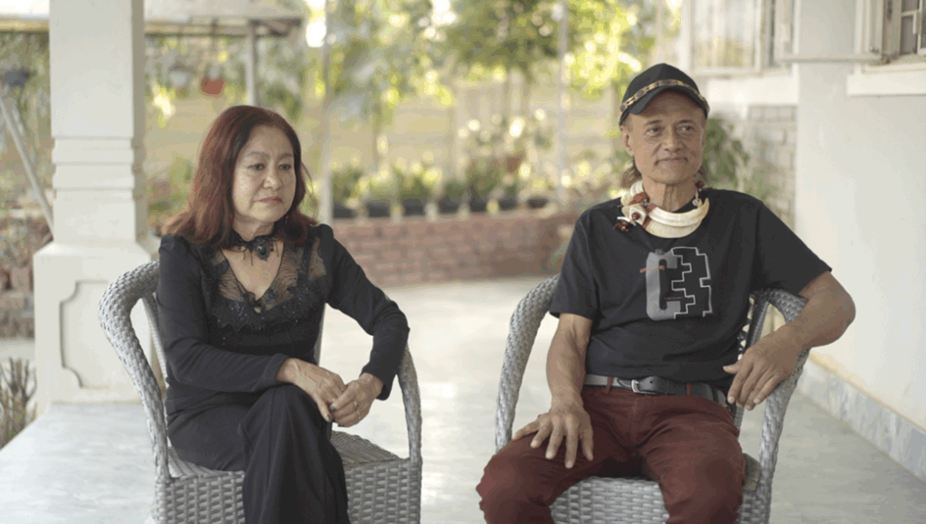 Arenla and Moa Subong at their home in Dimapur, 9 February 2025.