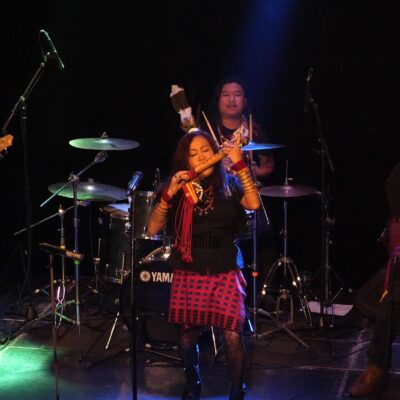 Arenla and Moa Subong performing as ‘Abiogenesis’.