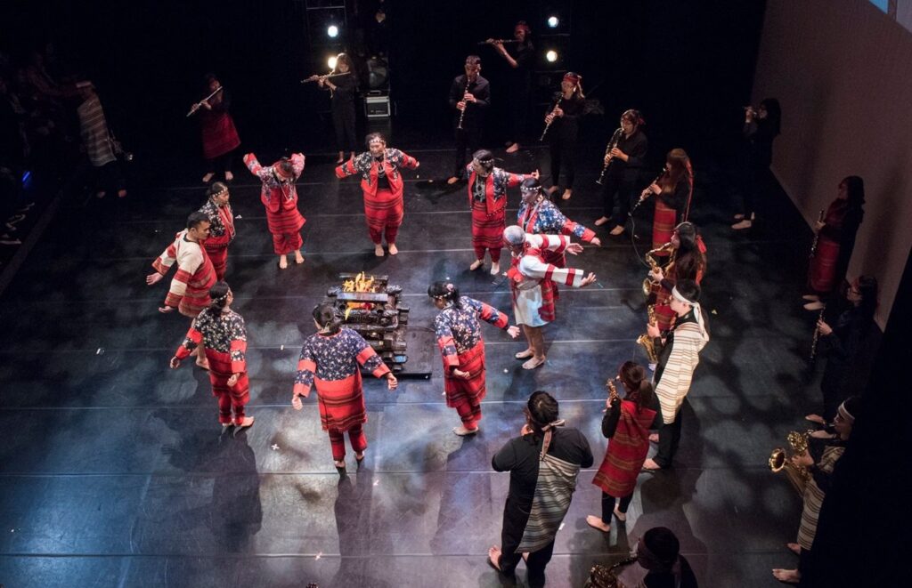 Seediq Balay, Let’s Dance Together! Seediq Traditional Cultural Troupe and NCYU Wind Ensemble.